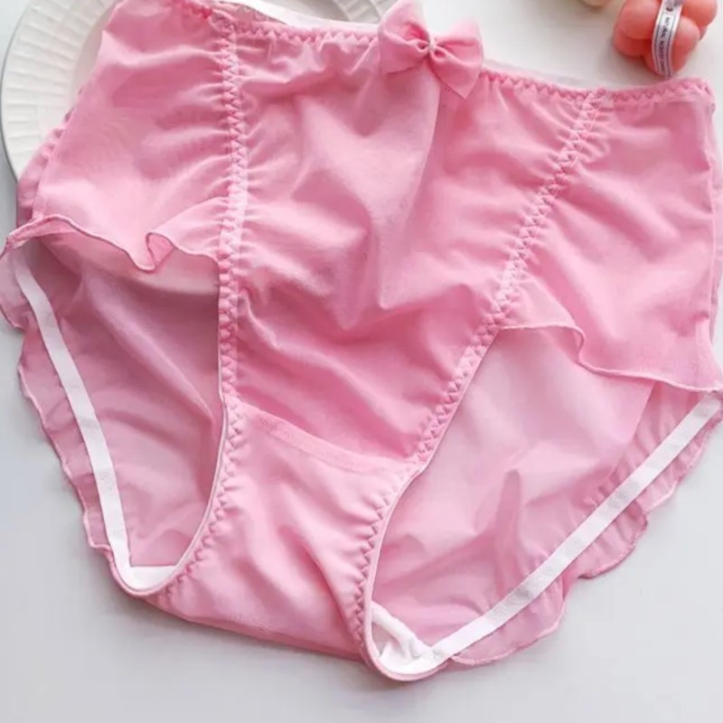 Boxer Brief Pack Cotton - Braguitas de Chifón Rosa Estilo Princesa