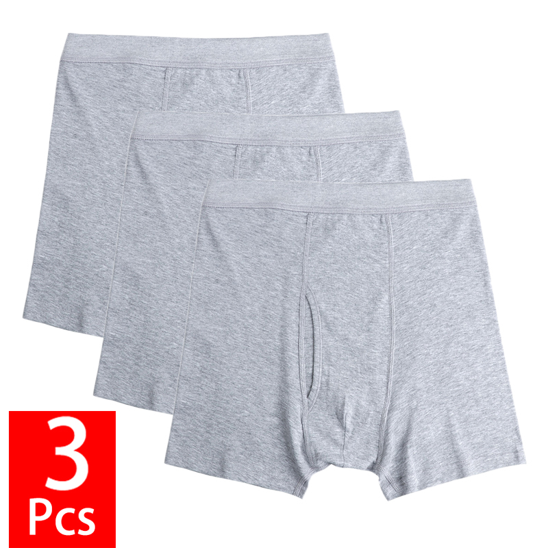 Boxer Brief Pack Cotton - 3 unids/lote de bragas de tiro