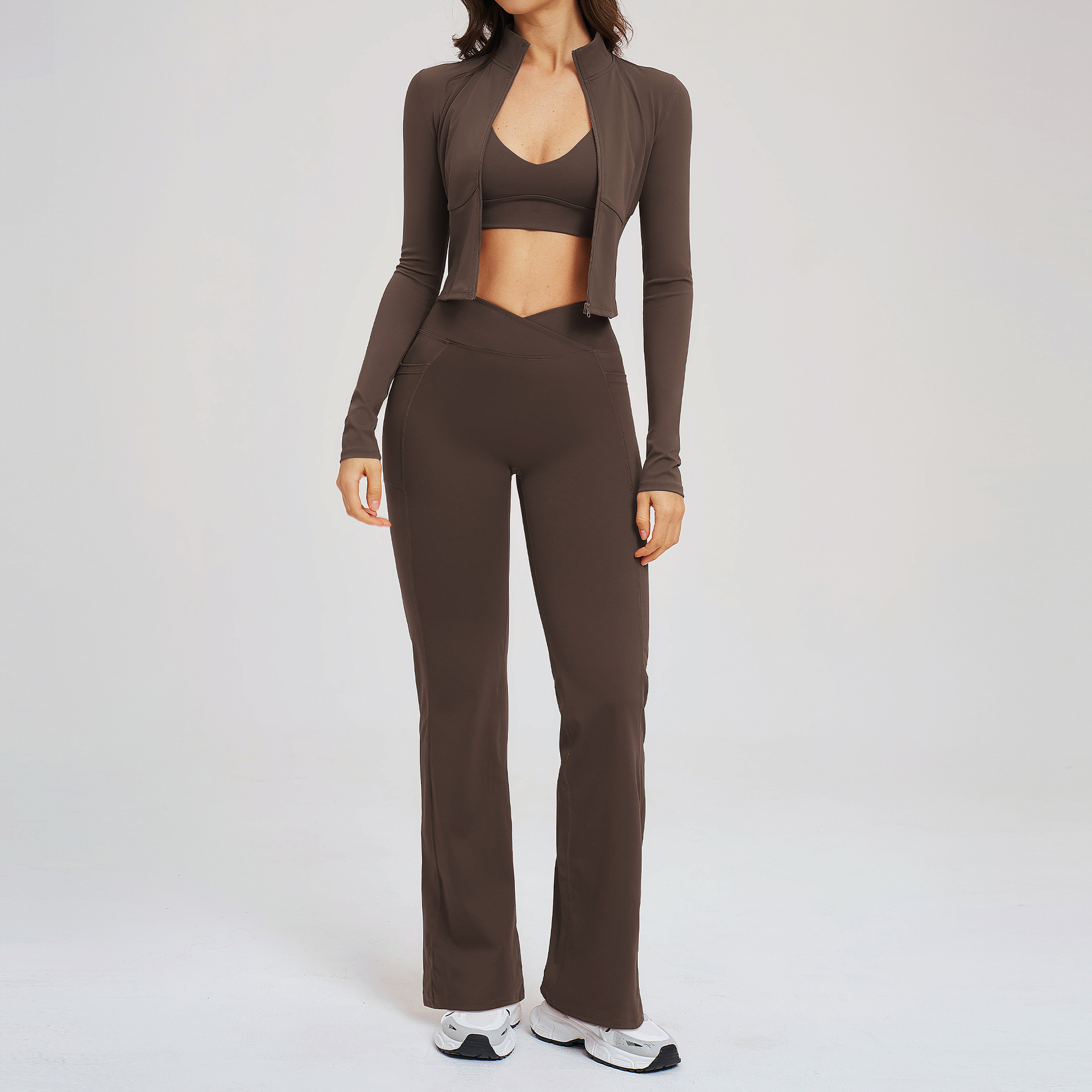 Conjunto de Yoga de 3 Piezas p - Compression Long Pant reseña y precio
