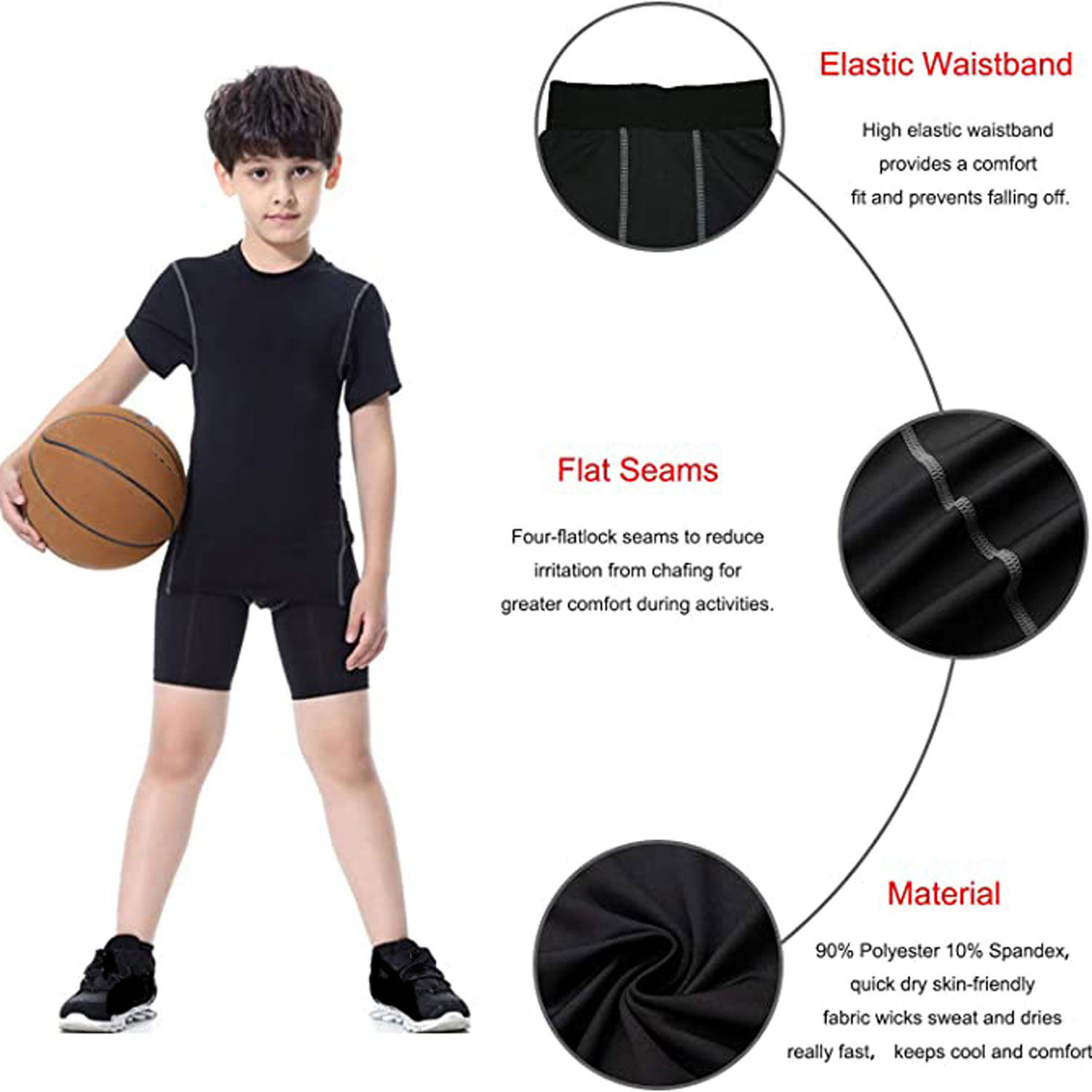 Pantalones Cortos de Compresió - Compression Shorts Athletes reseña y precio