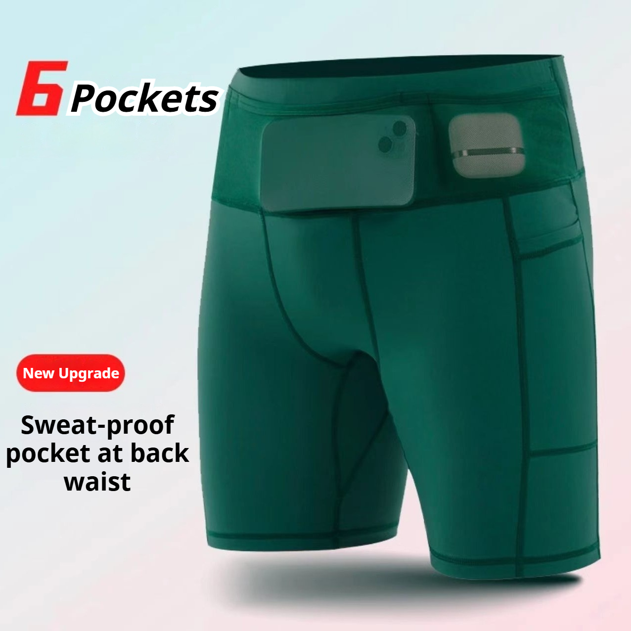 Pantalones cortos de compresió - Compression Shorts Athletes reseña y precio